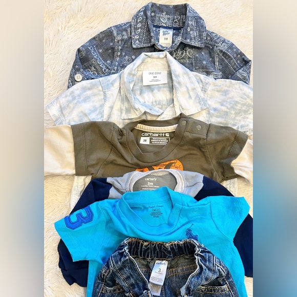Baby Boy Clothes Lot Size 3 Months Carters Ralph Lauren Carhartt Fall/Winter - Picture 4 of 14